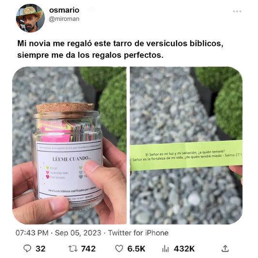 Léeme cuando, el tarro de la inspiración: transforma tus emociones