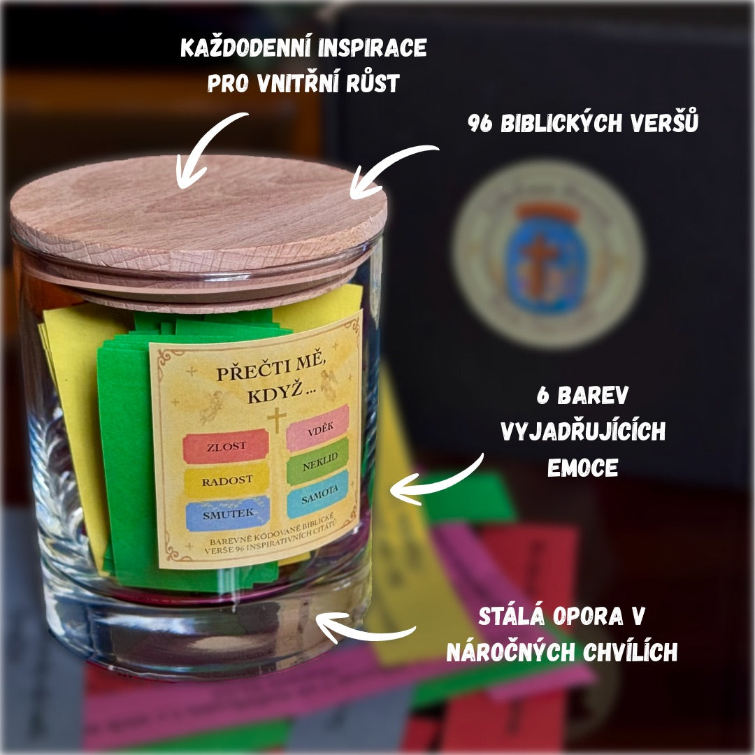 Biblická sklenička inspirace