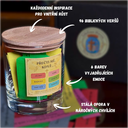 Biblická sklenička inspirace