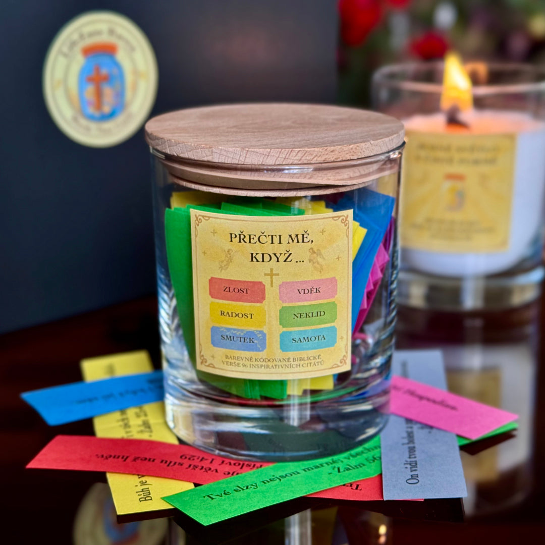 Biblická sklenička inspirace