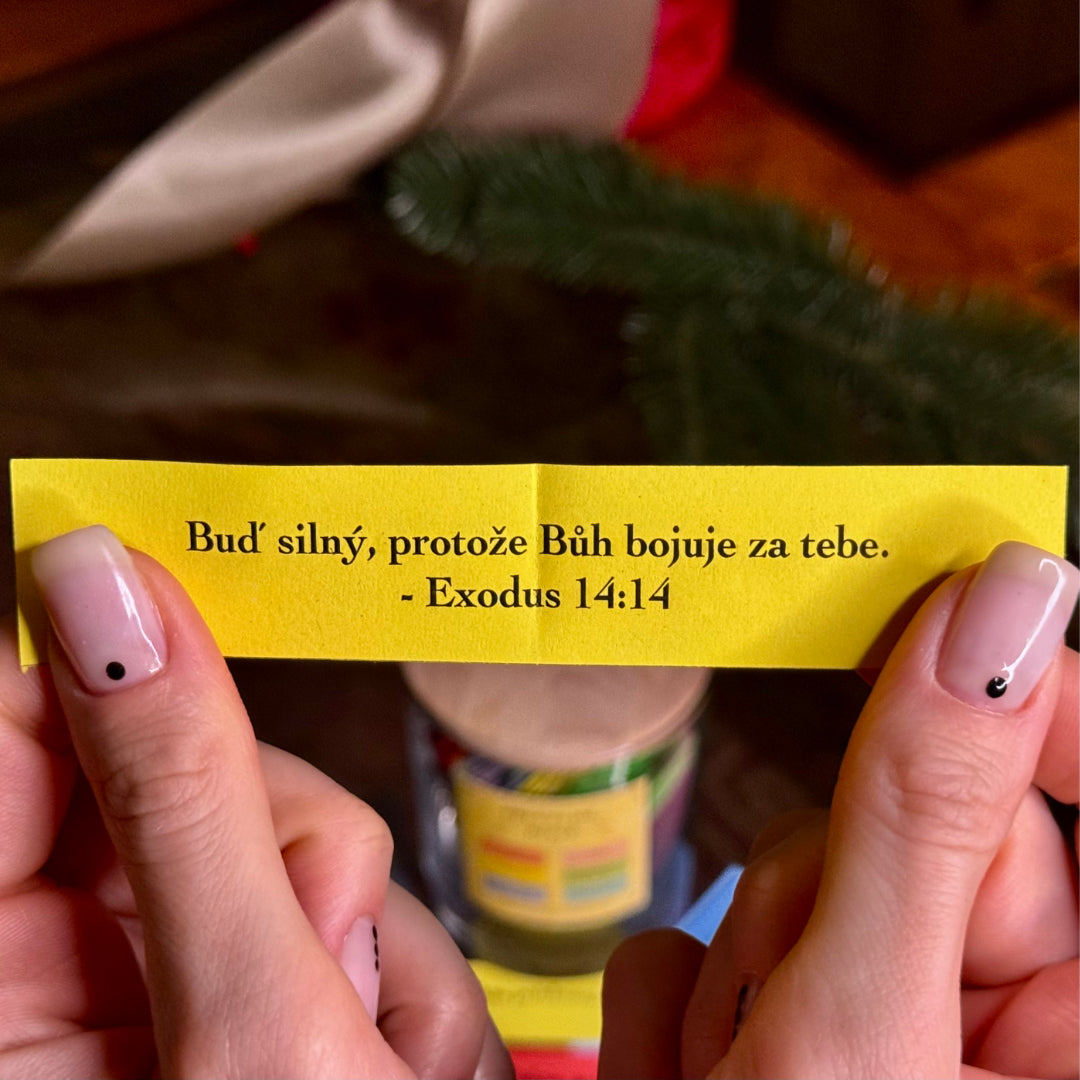 Biblická sklenička inspirace