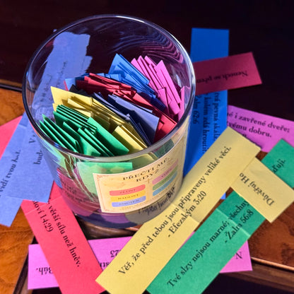 Biblická sklenička inspirace